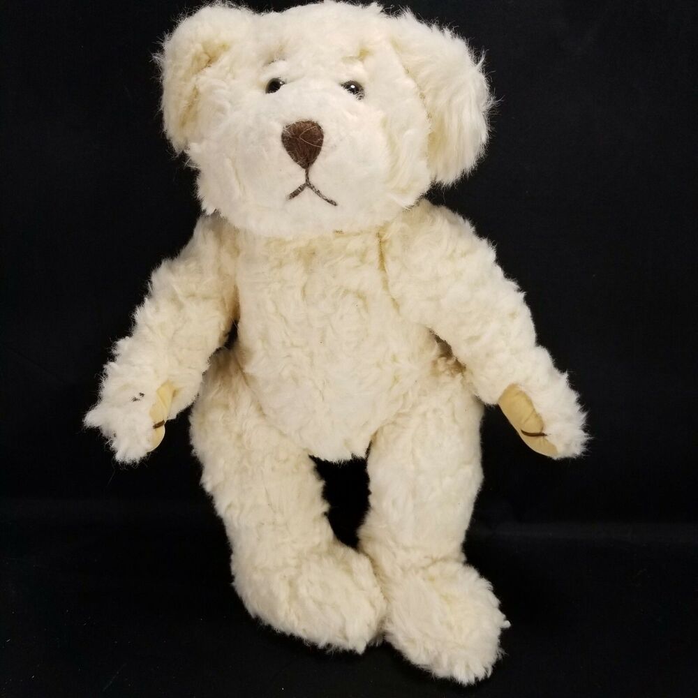 Russ Berrie BYRON Bears From The Past Fully Jointed 12" Teddy Bear Curly Fur
